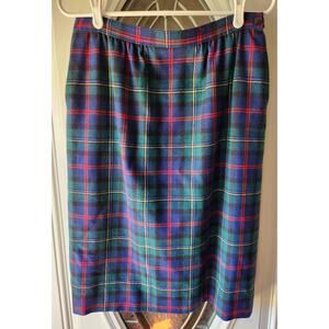 Pendelton Authentic Malcolm Tartan 100% Pure Virgin Wool Women Size 12